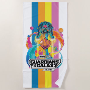 Guardians of the Galaxy Ship Blastoff Graphic Beach Towel