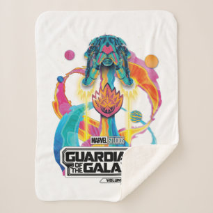 Guardians of the Galaxy Ship Blastoff Graphic Sherpa Blanket