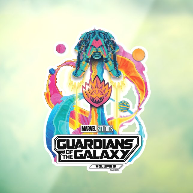 Guardians of the Galaxy Ship Blastoff Graphic Window Cling (Sheet 3)