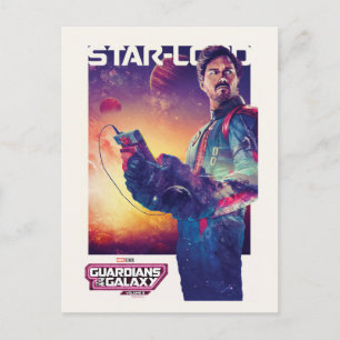 Guardians of the Galaxy Star-Lord Character Poster Postcard