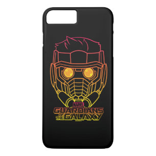 Guardians of the Galaxy Star-Lord Neon Outline iPhone 8 Plus/7 Plus Case