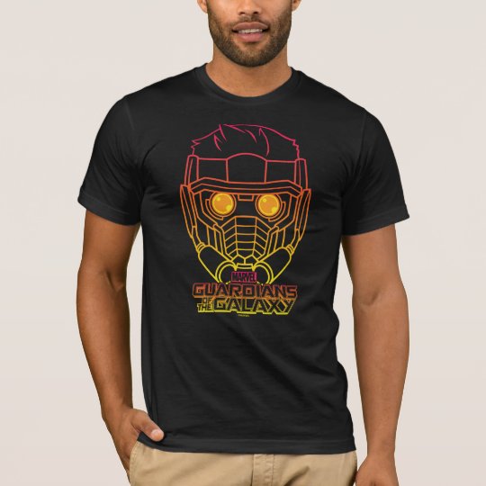 Guardians of the Galaxy | Star-Lord Neon Outline T-Shirt