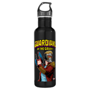 Guardians of the Galaxy   Star-Lord Retro Comic 710 Ml Water Bottle