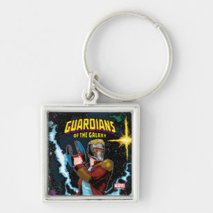 Guardians of the Galaxy Star-Lord Retro Comic Keychain