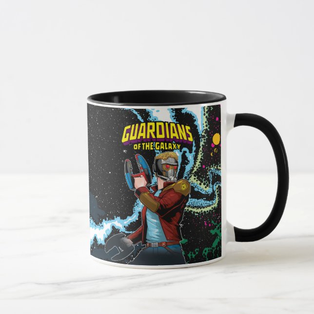 Guardians of the Galaxy | Star-Lord Retro Comic Mug (Right)