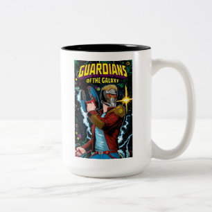 Guardians of the Galaxy Star-Lord Retro Comic Two-Tone Coffee Mug
