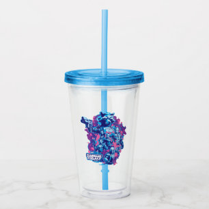 Guardians of the Galaxy Stylized Team Graphic Acrylic Tumbler