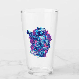 Guardians of the Galaxy Stylized Team Graphic Glass