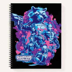 Guardians of the Galaxy Stylized Team Graphic Notebook