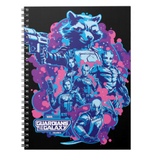 Guardians of the Galaxy Stylized Team Graphic Notebook