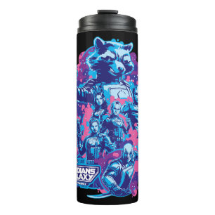 Guardians of the Galaxy Stylized Team Graphic Thermal Tumbler