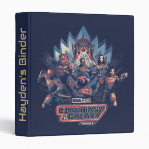 Guardians of the Galaxy Team Charge With Logo Binder
