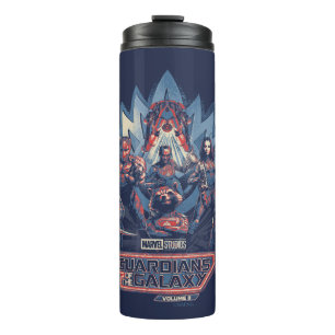 Guardians of the Galaxy Team Charge With Logo Thermal Tumbler