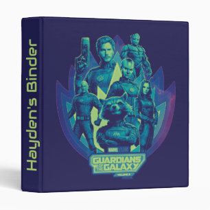 Guardians of the Galaxy Team In Emblem Graphic Binder