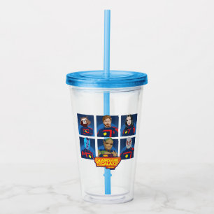 Guardians of the Galaxy Team Profile Lineup Acrylic Tumbler