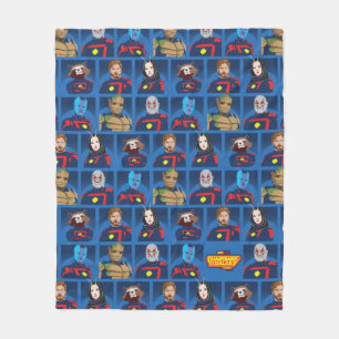 Guardians of the Galaxy Team Profile Lineup Fleece Blanket