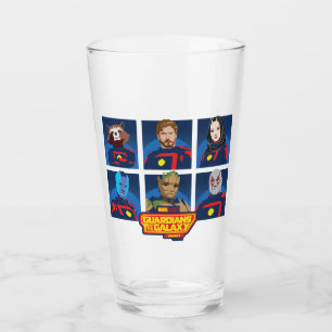 Guardians of the Galaxy Team Profile Lineup Glass
