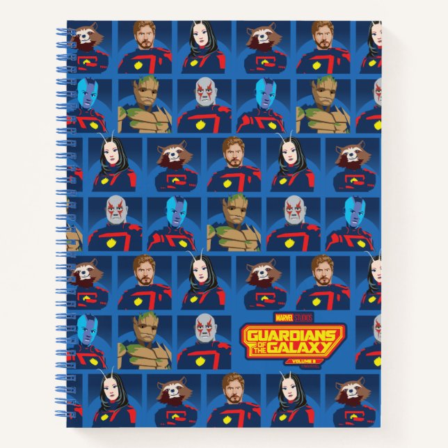 Guardians of the Galaxy Team Profile Lineup Notebook (Front)