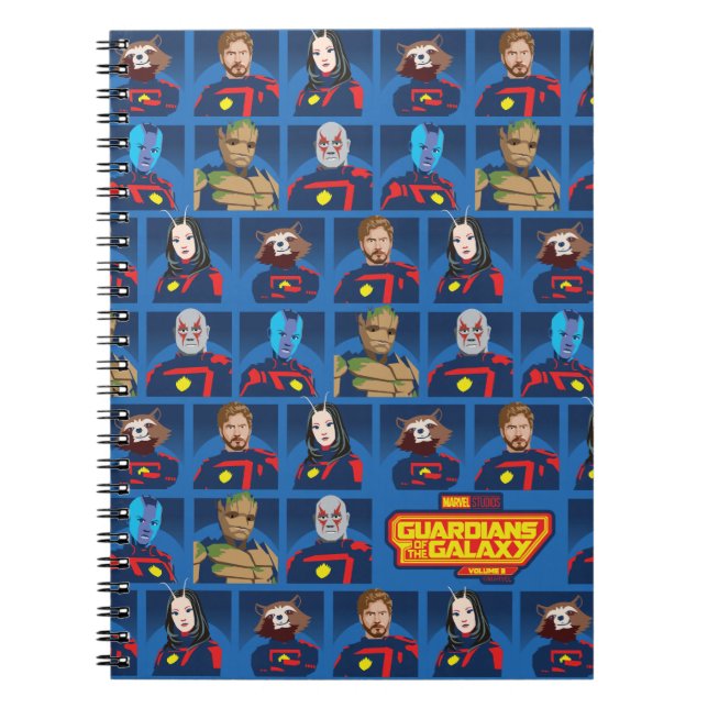 Guardians of the Galaxy Team Profile Lineup Notebook (Front)