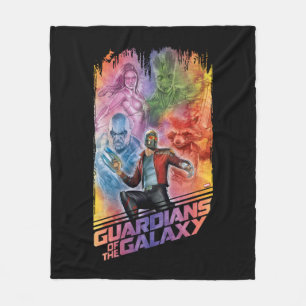 Guardians of the Galaxy Technicolor Crew Art Fleece Blanket