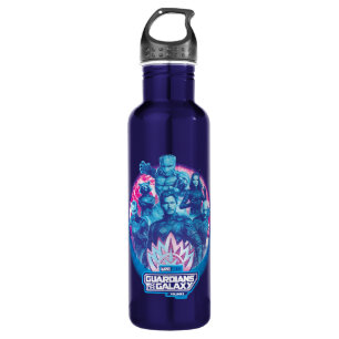 Guardians of the Galaxy Vaporwave Team Graphic 710 Ml Water Bottle