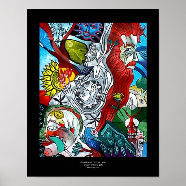 Guardians of the Land by Gregory Gallo Poster (Front)