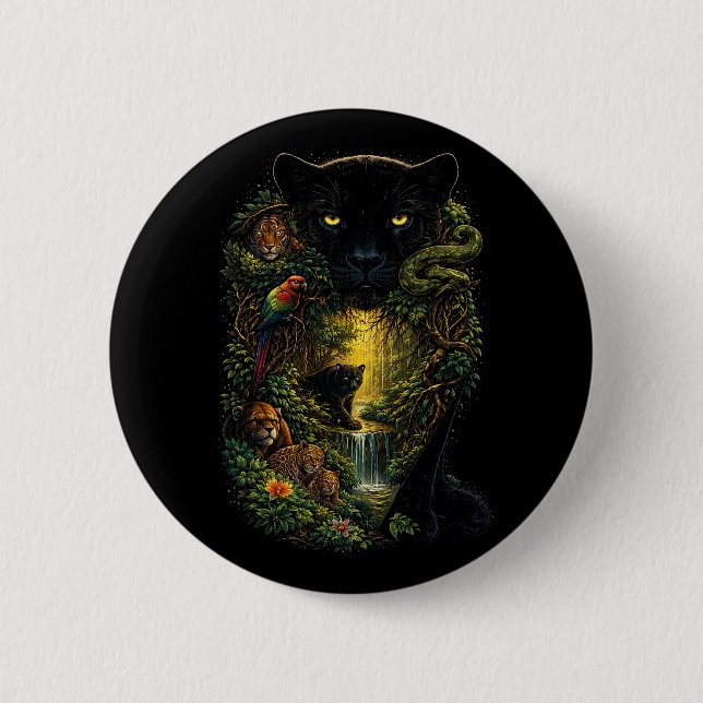 Guardians of the Wild 2 Inch Round Button (Front)