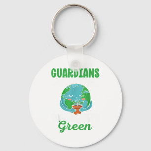 Guardians Of Tomorrows Green Save The Planet Earth Keychain