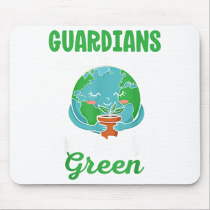 Guardians Of Tomorrows Green Save The Planet Earth Mouse Pad