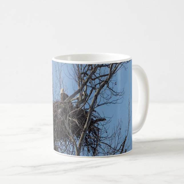 Guarding Eagle Coffee Mug (Front Right)