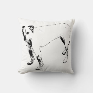 Guarding the Maple Leaves Throw Pillow