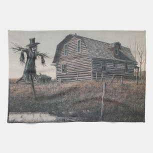 Guarding the Past Kitchen Towel