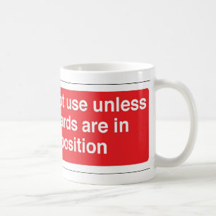 guards in position coffee mug