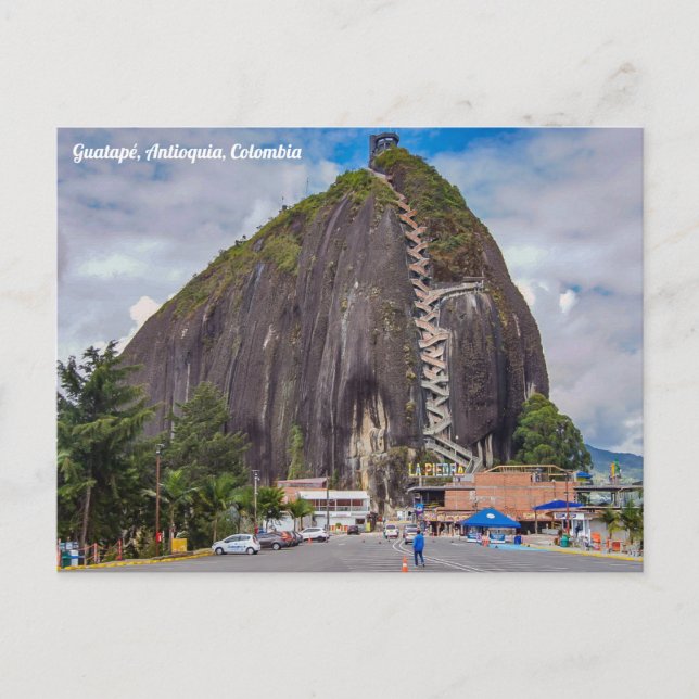 Guatapé, Antioquia, Colombia, Piedra del Peñol Postcard (Front)