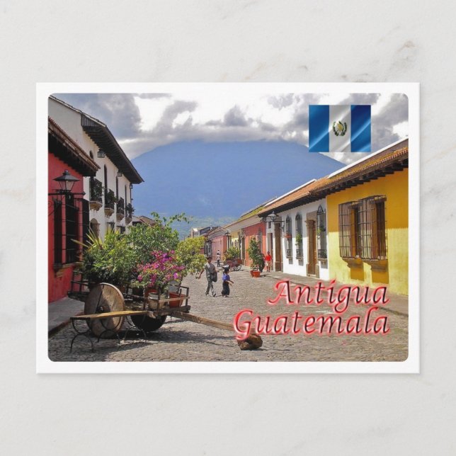 Guatemala - Antigua - Calle del Arco - Postcard (Front)