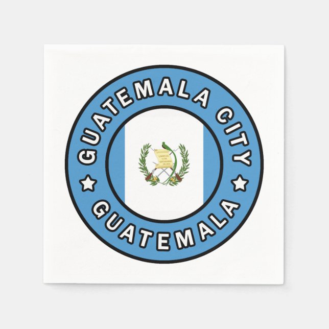 Guatemala City Guatemala Napkin (Front)