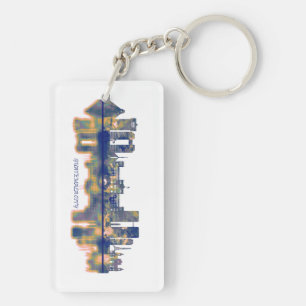 Guatemala City Skyline Keychain