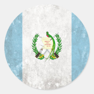 Guatemala Classic Round Sticker