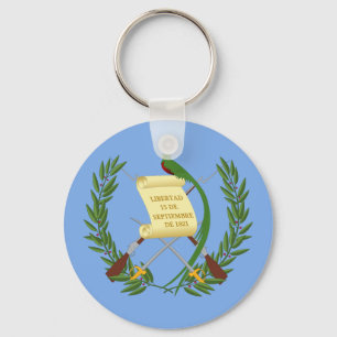 Guatemala Coat of Arms Keychain