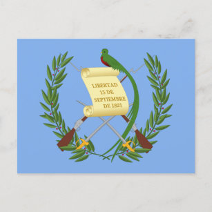 Guatemala Coat of Arms Postcard