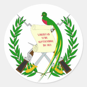 Guatemala Coat of Arms Sticker