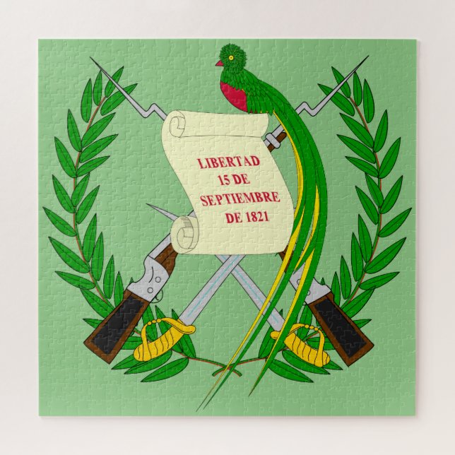 guatemala emblem jigsaw puzzle (Horizontal)