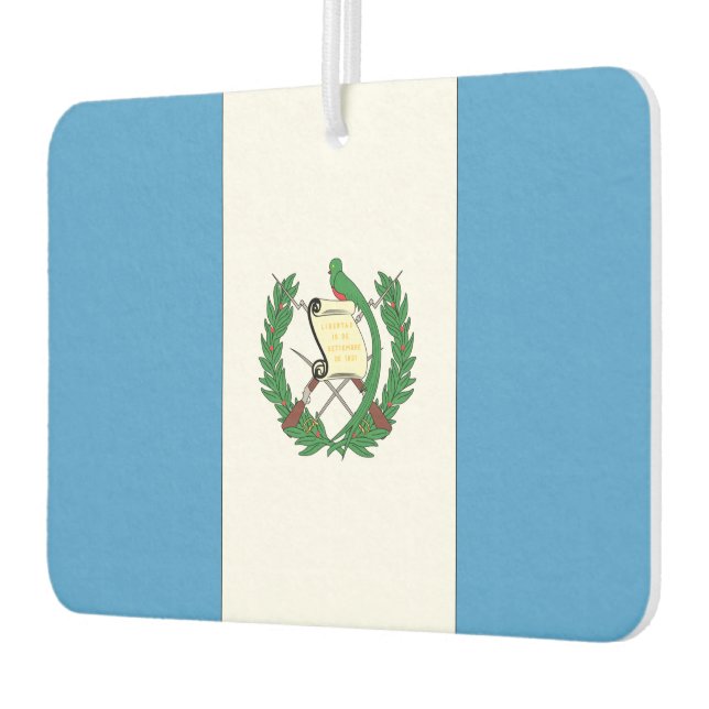 Guatemala Flag Air Freshener (Left)