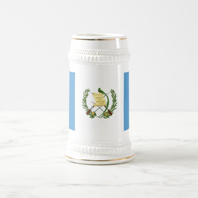 Guatemala Flag Beer Stein (Center)