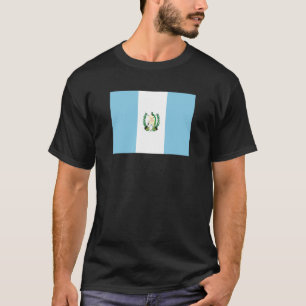Guatemala Flag Chapin Quetzal Antigua Tikal Peten  T-Shirt