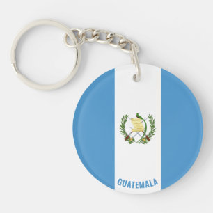 Guatemala Flag Charming Patriotic Keychain
