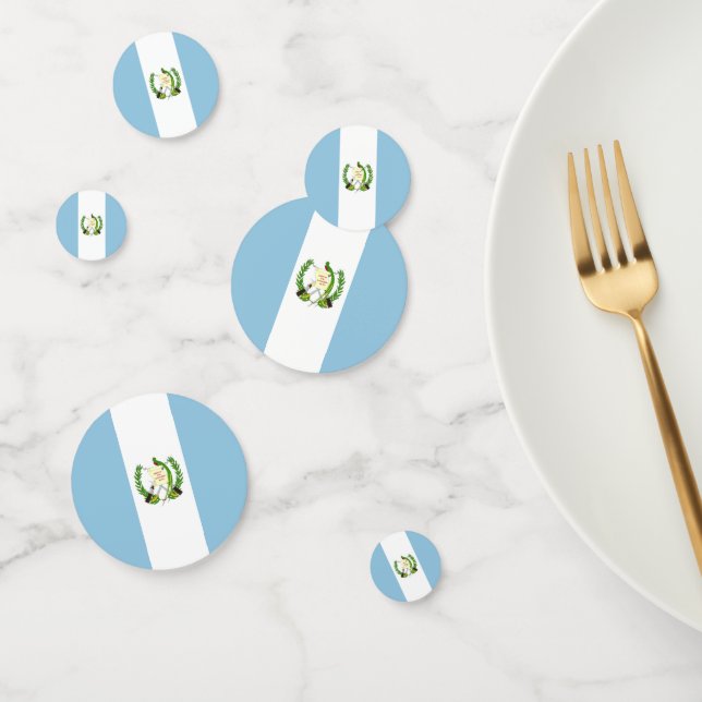 Guatemala flag confetti (Group)