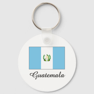 Guatemala Flag Design Keychain