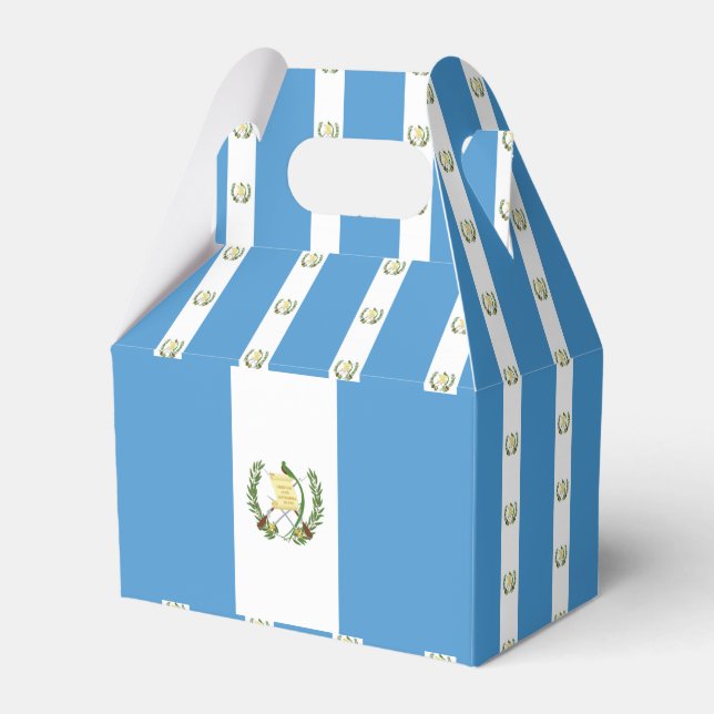 Guatemala flag  favor box (Front Side)