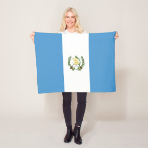 Guatemala Flag Fleece Blanket